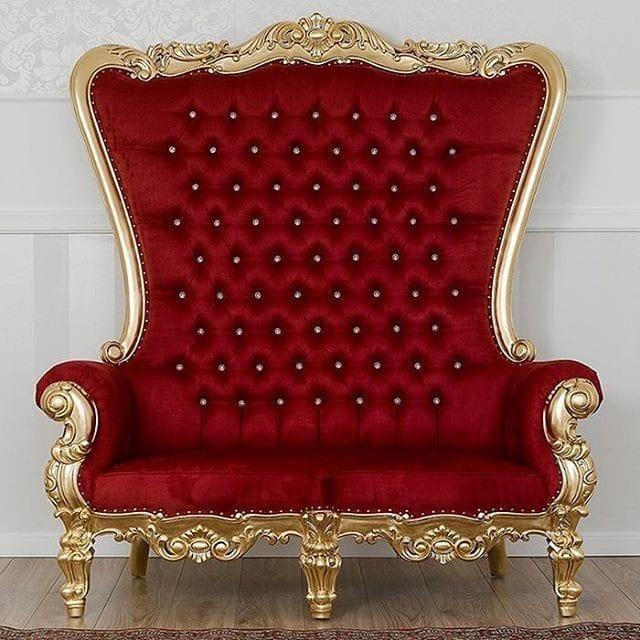 A High Back Maharaja Throne Chair