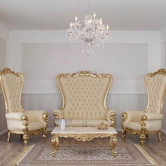 High Back Maharaja Throne Chair