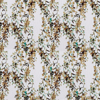 Velours Mustard Printed Velvet Fabric - WoodenTwist