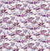 Velours Purple Printed Velvet Fabric - WoodenTwist