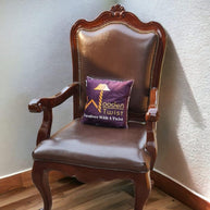 Wooden Twist Hand Carved Sheesham Wood Arm Chair ( Brown ) - WoodenTwist