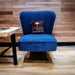 Modern Wide Tufted Velvet Wing Chair for Living Room (Metal Legs) - WoodenTwist
