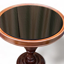 Wooden Twist Winsome Round Teak Wood 4 Seater Dining Table Set - WoodenTwist