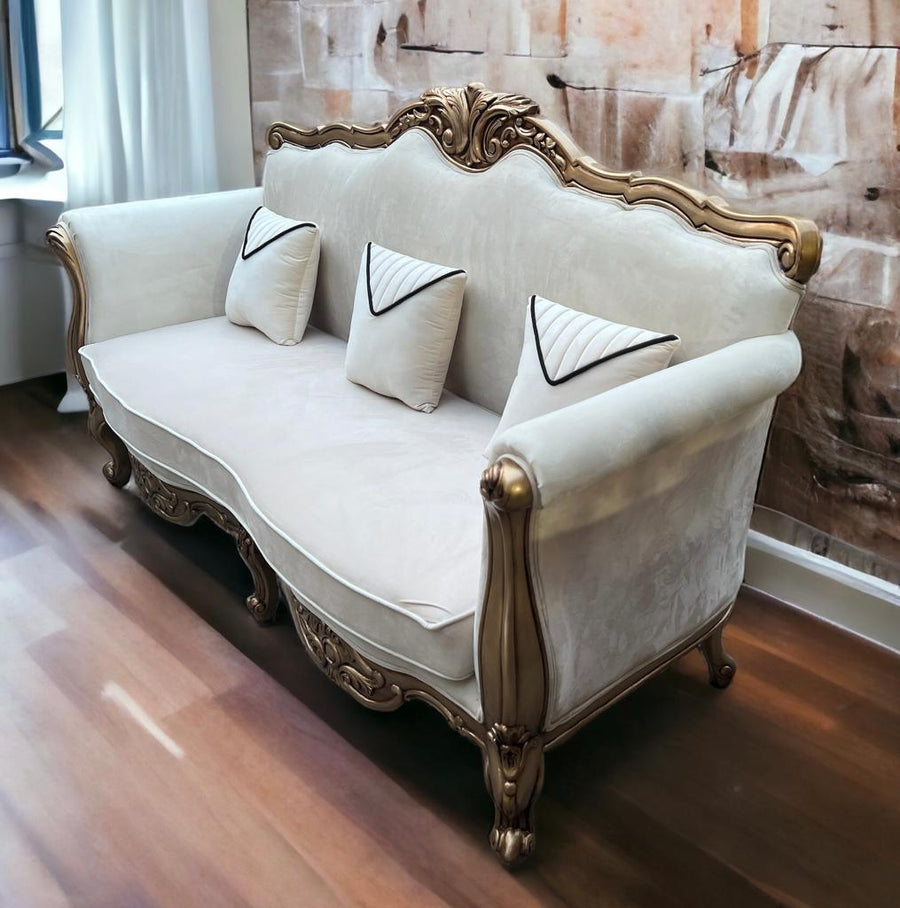 Antique Gold, Hand-Carved Finish