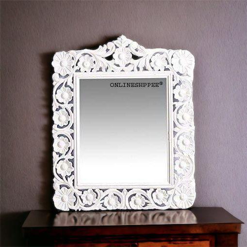 46 x 1 x 61 cm frame, 28 x 36 cm mirror