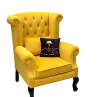 Majestic Wing Chair for Living Room/Home/Offices - WoodenTwist