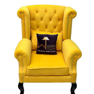 Majestic Wing Chair for Living Room/Home/Offices - WoodenTwist