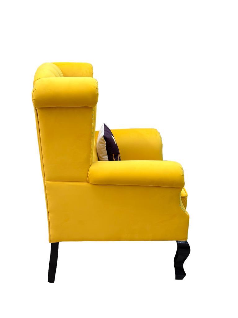 Majestic Wing Chair for Living Room/Home/Offices - WoodenTwist