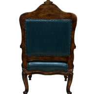 Wooden Twist Violet Teak Wood Living Room Armchair - WoodenTwist