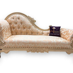 Hand Carved Chaise Lounge