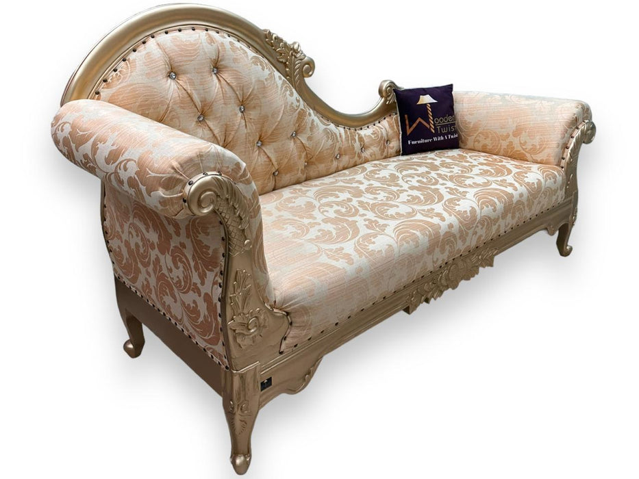 Golden Leaf Chaise Lounge