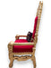 Luxurious High Back Throne Chair - WoodenTwist