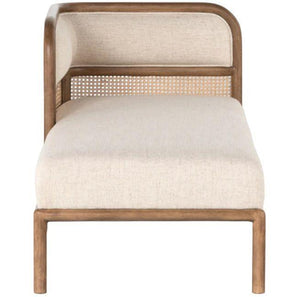 Natural Cane Panel Chaise Lounge