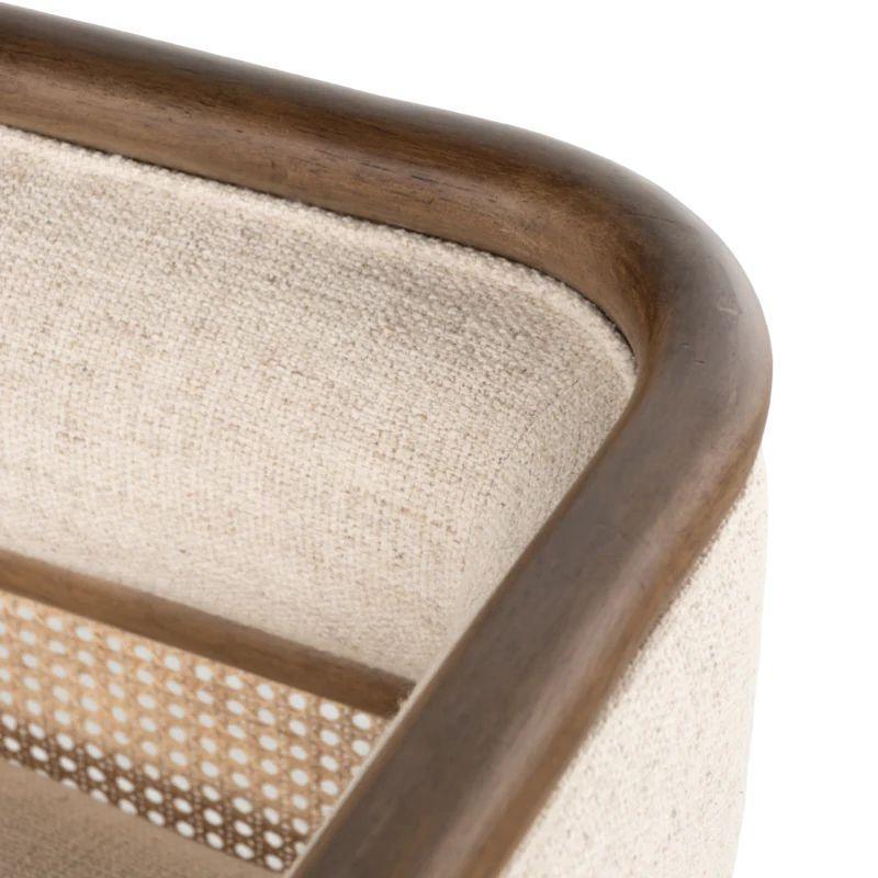 Cream jute with natural cane