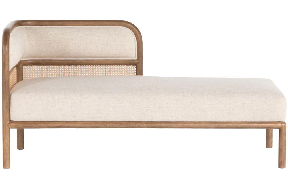  Contemporary Cane Back Chaise Lounge