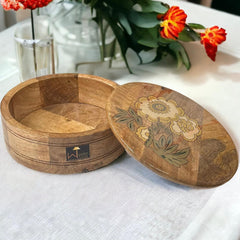 Mango Wood Bread Box