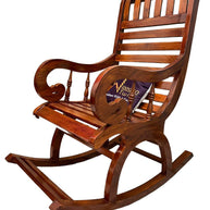 Teak Wood Rocking Chair