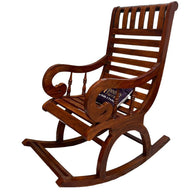 Wooden Twist Lurch Rocking Chair