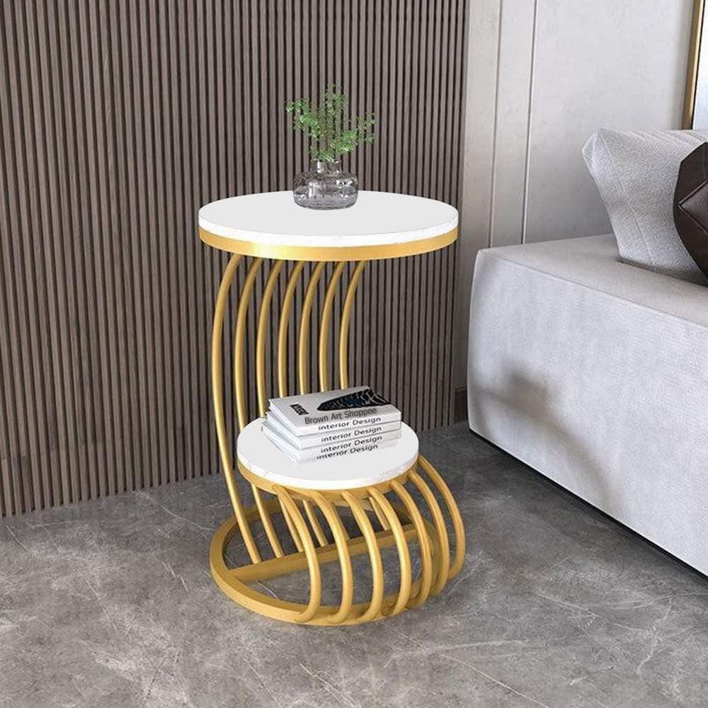 Wooden Twist End Table
