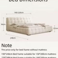 Boucle Upholstery Bed