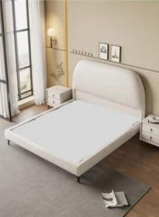 Wooden Twist Attractive Modernize Boucle Upholstery Bed for Luxury Bedroom - WoodenTwist