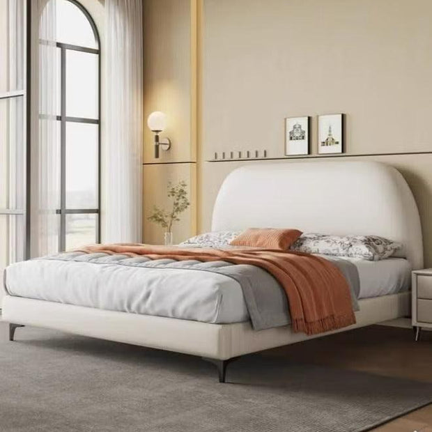 Wooden Twist Attractive Modernize Boucle Upholstery Bed for Luxury Bedroom - WoodenTwist