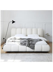 Wooden Twist Tactic Modernize Boucle Upholstery Bed for Luxury Bedroom Contemporary, Stylish, and Elegant - WoodenTwist