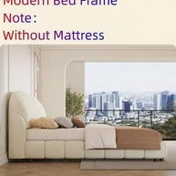 Wooden Twist Grandeur Modernize Boucle Upholstery Bed for Luxury Bedroom - WoodenTwist