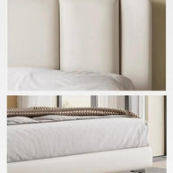 Wooden Twist Italian Minimalism Modernize Leatherette Upholstery Bed for Luxury Bedroom - WoodenTwist