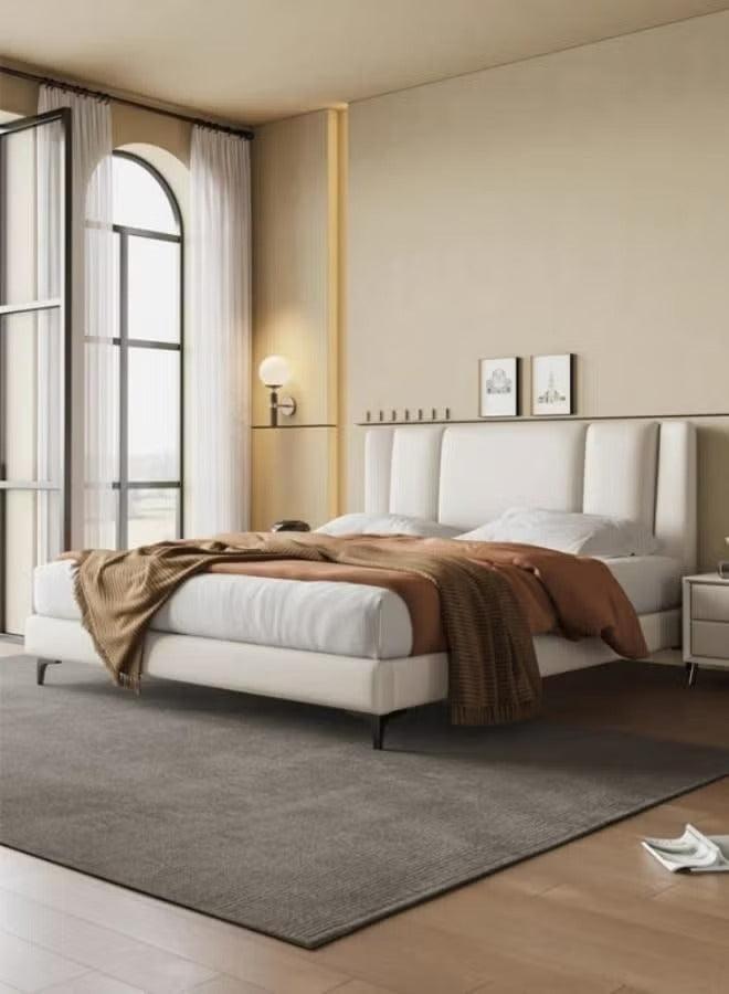 Wooden Twist Italian Minimalism Modernize Leatherette Upholstery Bed for Luxury Bedroom - WoodenTwist