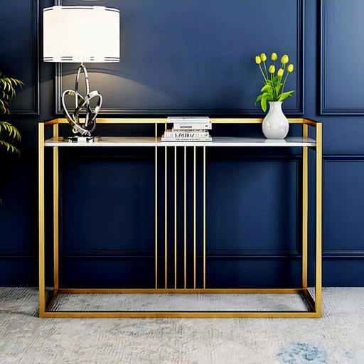 Wooden Twist Console Table