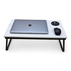 Marble Top Laptop Table