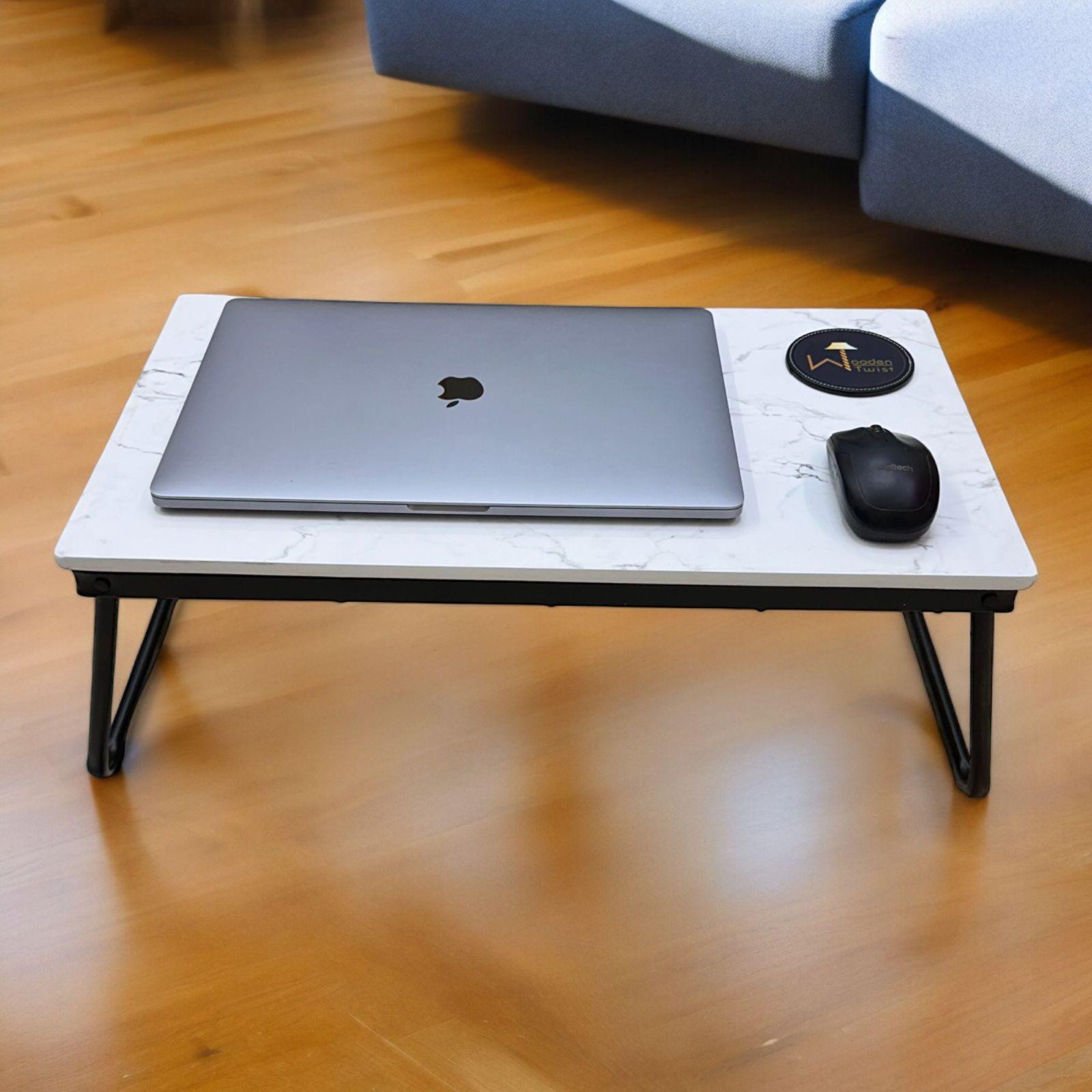 Marble Top Laptop Table