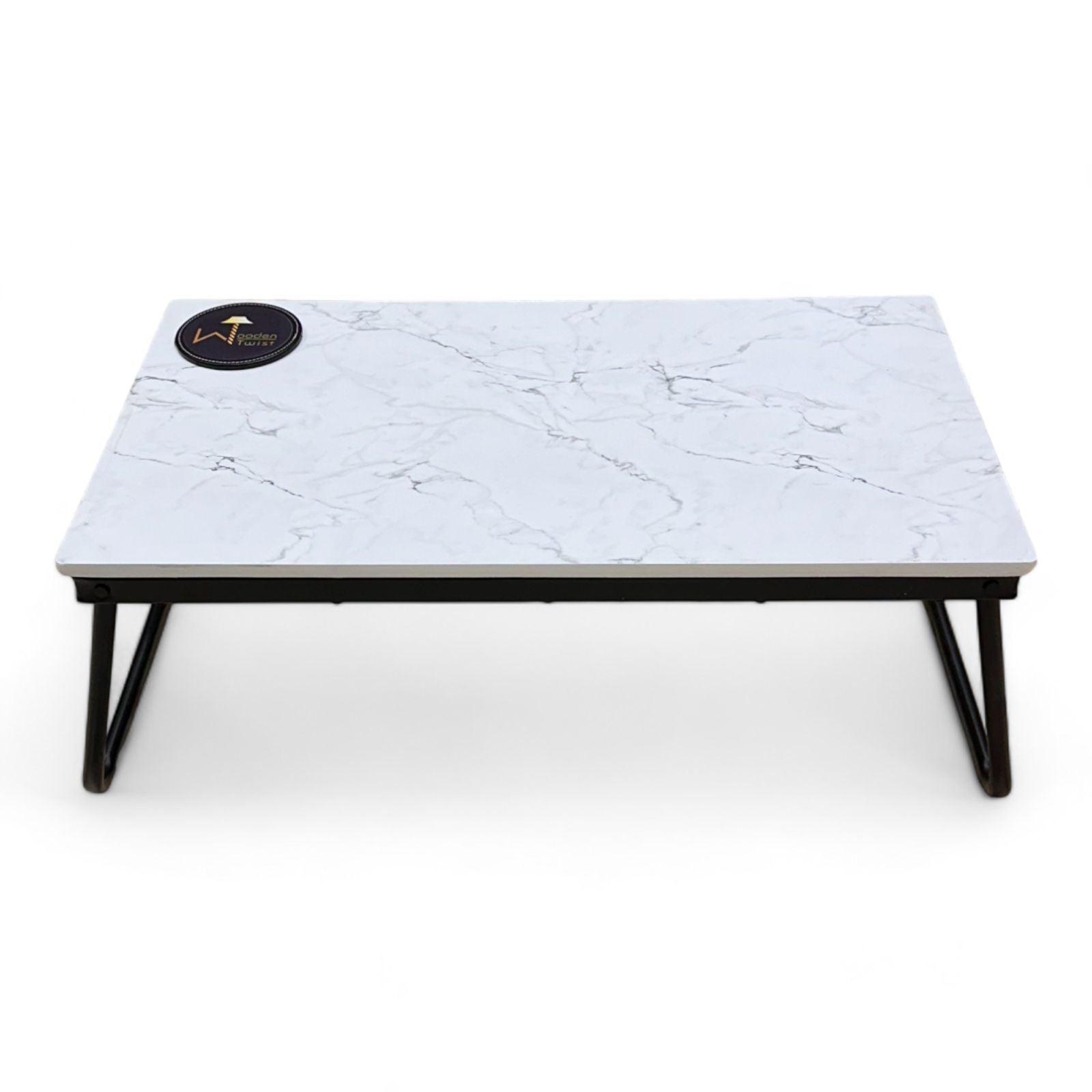 Marble Top Laptop Table