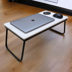 Marble Top Laptop Table