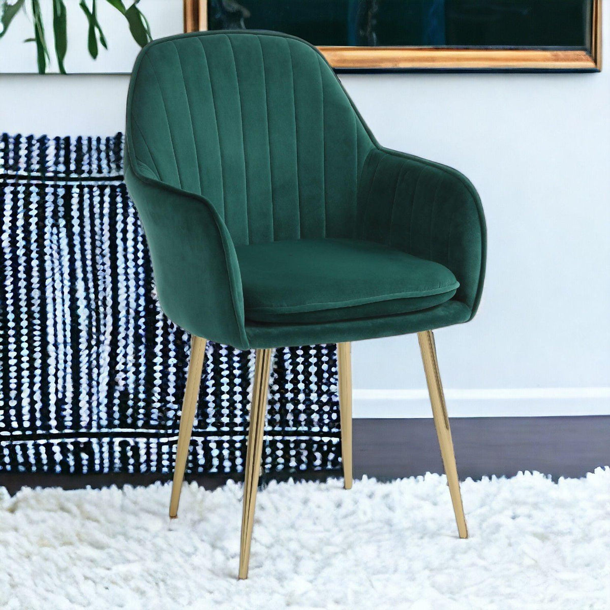 Velvet Comfort on Golden Legs
