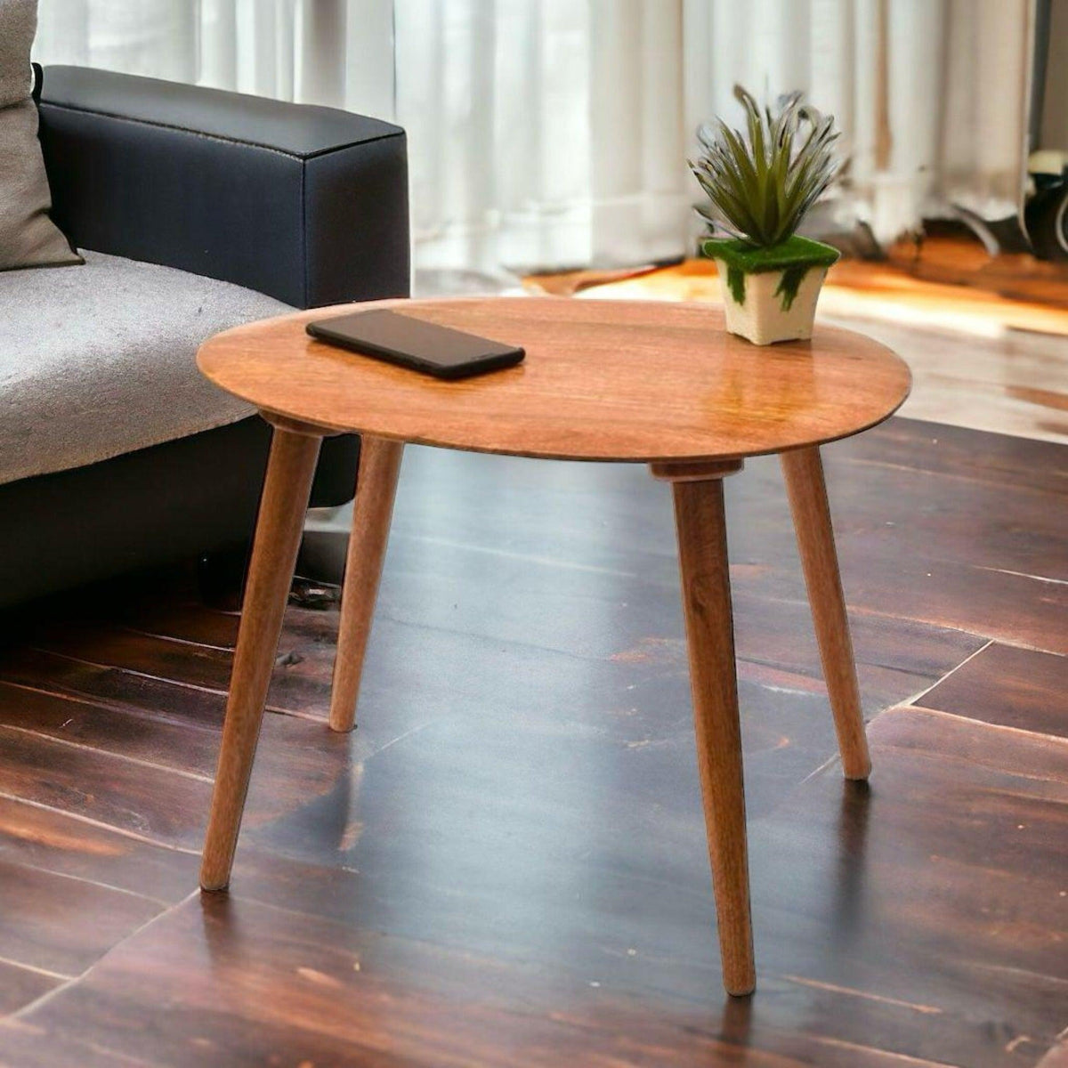 Pokily Oval Foldable Side Table