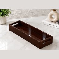 Wooden Twist Stylish Handles, Serving Tray 