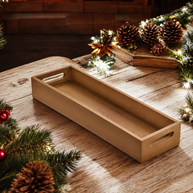 Wooden Twist Stylish Handles, Serving Tray