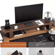 Wooden Twist Walnut Monitor Stand India