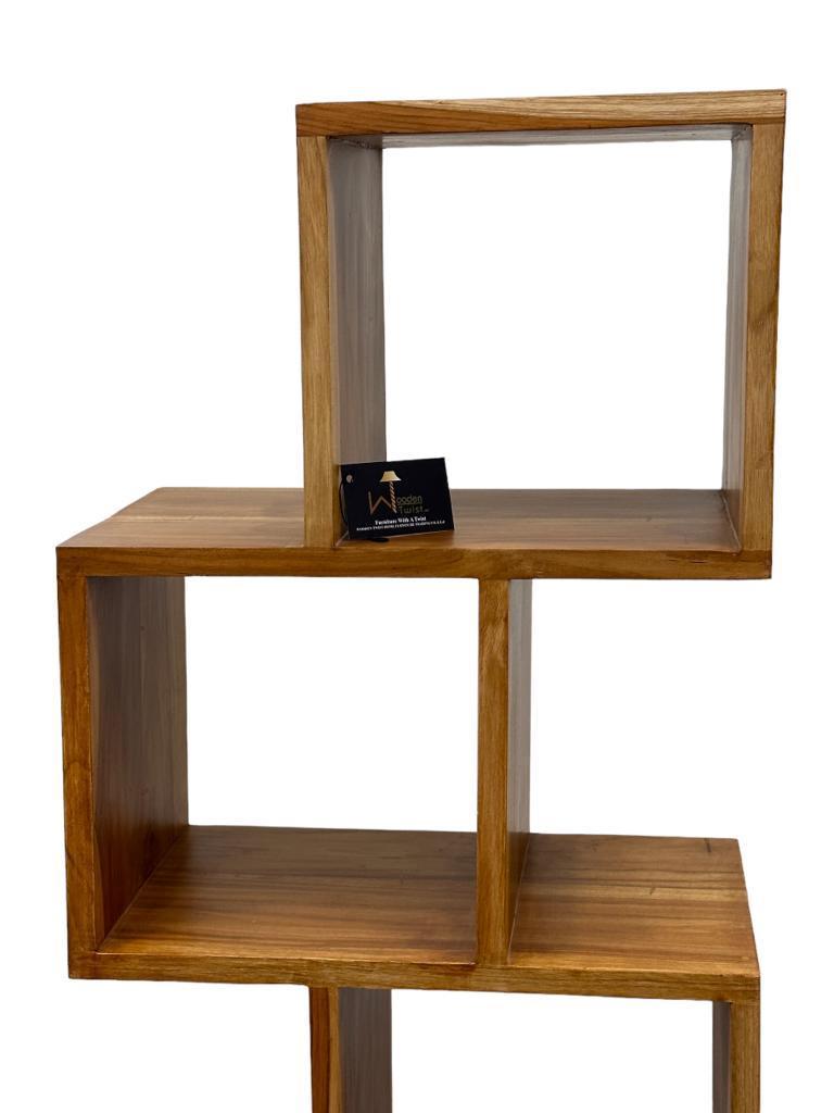 Wooden Twist Book Shelf