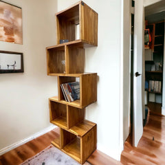 Wooden Twist Book Shelf