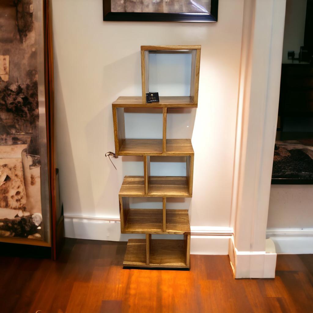 Wooden Twist Book Shelf