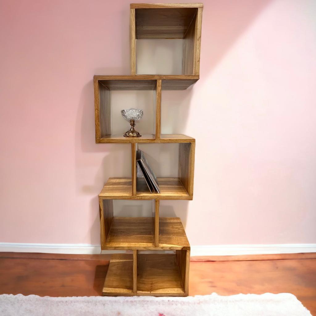 Wooden Twist Book Shelf