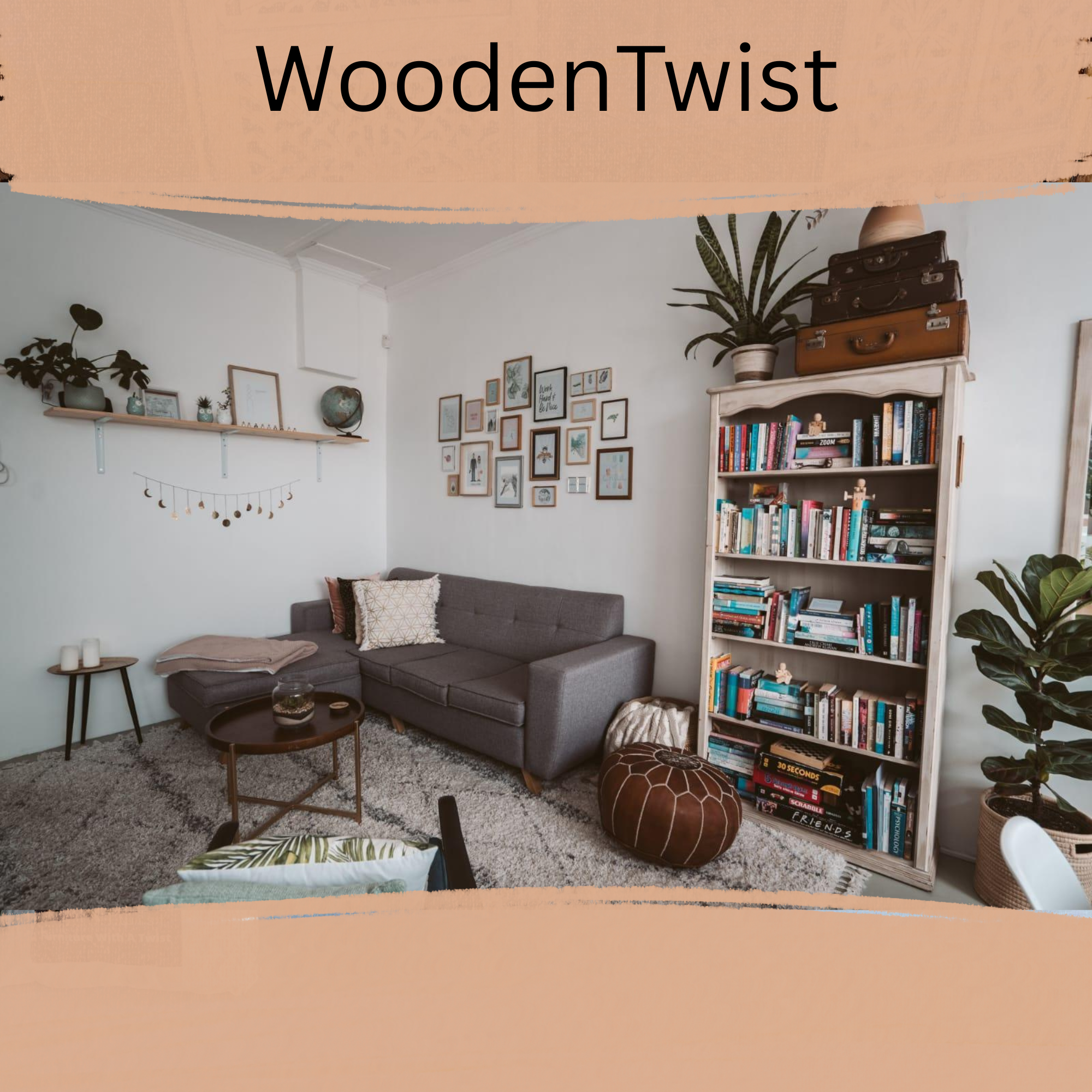 Wooden Handmade Beautiful Dazzling Modern 3 Seater Sofa Set (Grey) - WoodenTwist