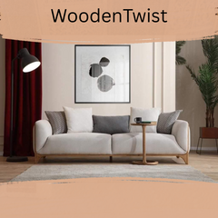 Traditional Interior Design Modern 4 Seater Sofa with 1 Armchair (Grey)