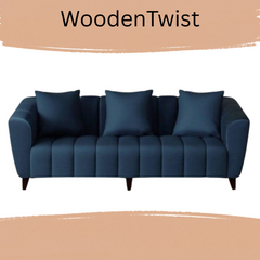 Premium Rolled Arms 3 Seater Sofa