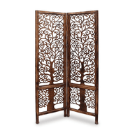 Nezox handcrafted Mango Wood room divider partition screen, view 9