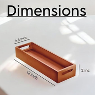 Wooden Twist Stylish Handles, Serving Tray