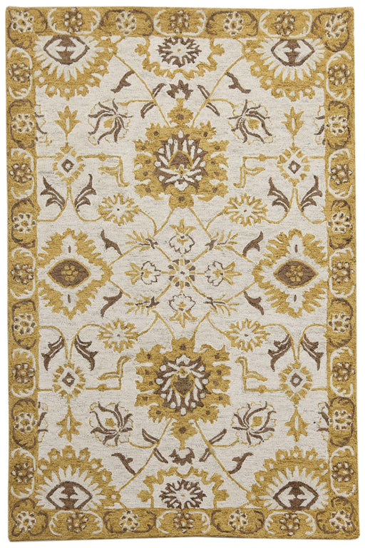 Hand Tufted Romania Gold Color Carpet - WoodenTwist